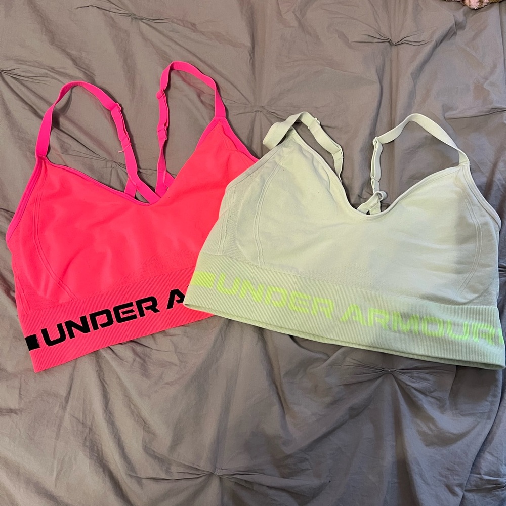 Under armor compression sports bras